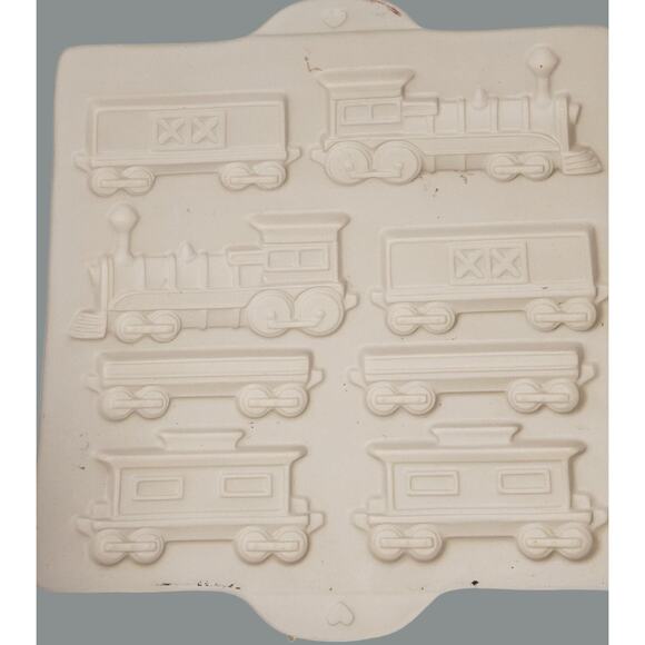 VTG 1998 Pampered Chef Family Heritage Gingerbread Home Town Train Stoneware #18 - Picture 1 of 4
